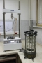 Triaxial device for determination of mechanical parameters of MBT waste